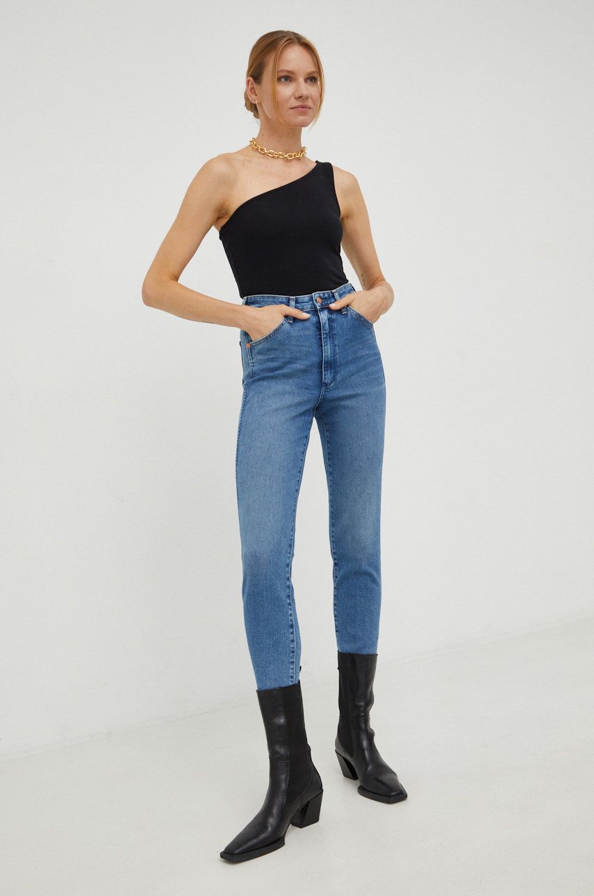 Wrangler jeansi Walker Dirty Girl femei , high waist