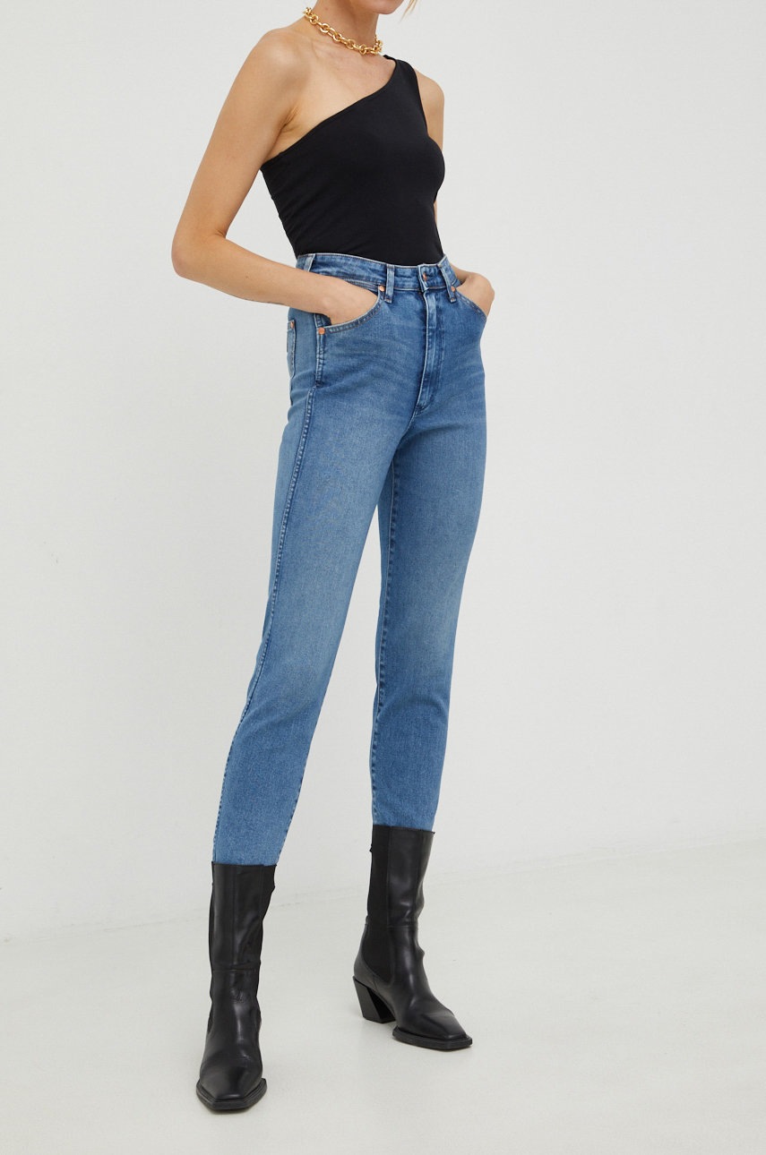 

Джинсы Wrangler Walker Dirty Girl женские высокая посадка