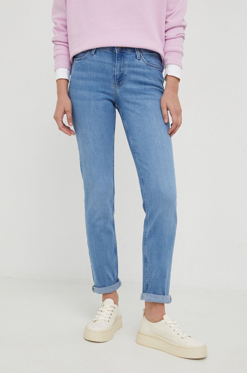 Lee jeansi Marion Straight Partly Cloudy femei , medium waist answear.ro imagine promotii 2022
