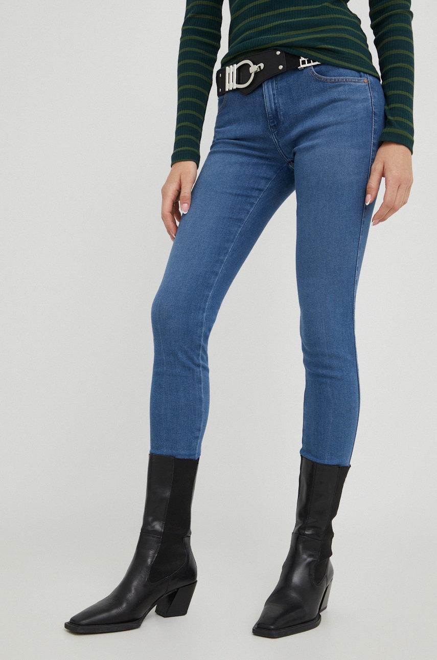 Levně Džíny Wrangler Skinny Daydream dámské, medium waist