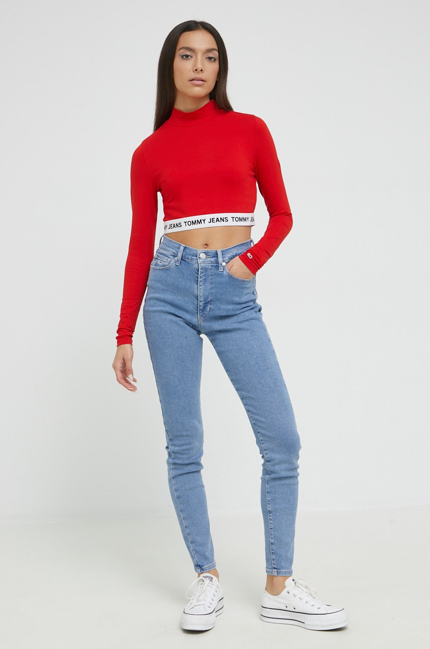 

Джинси Tommy Jeans жіночі висока посадка
