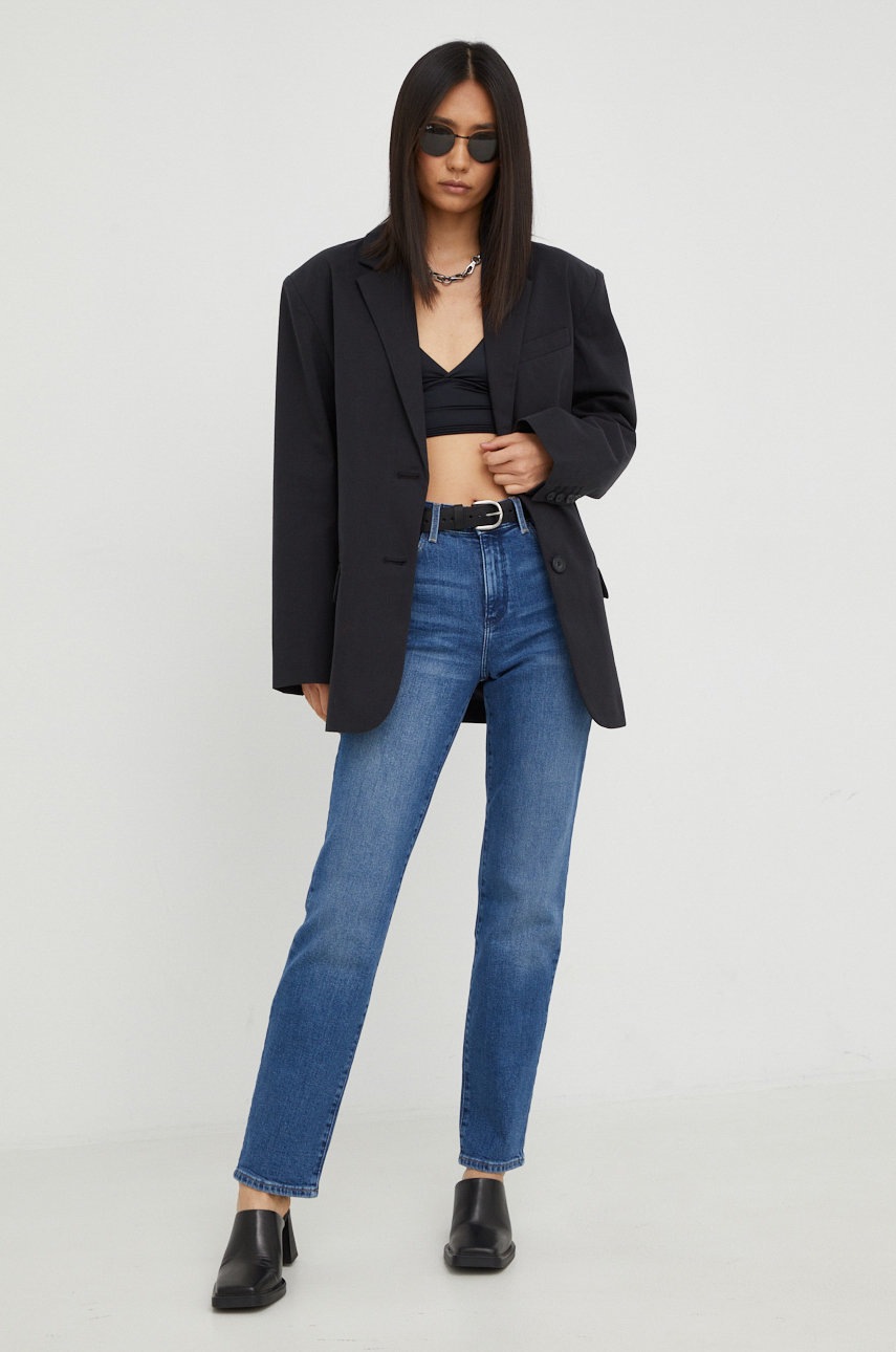 

Джинси Wrangler Straight Airblue жіночі висока посадка