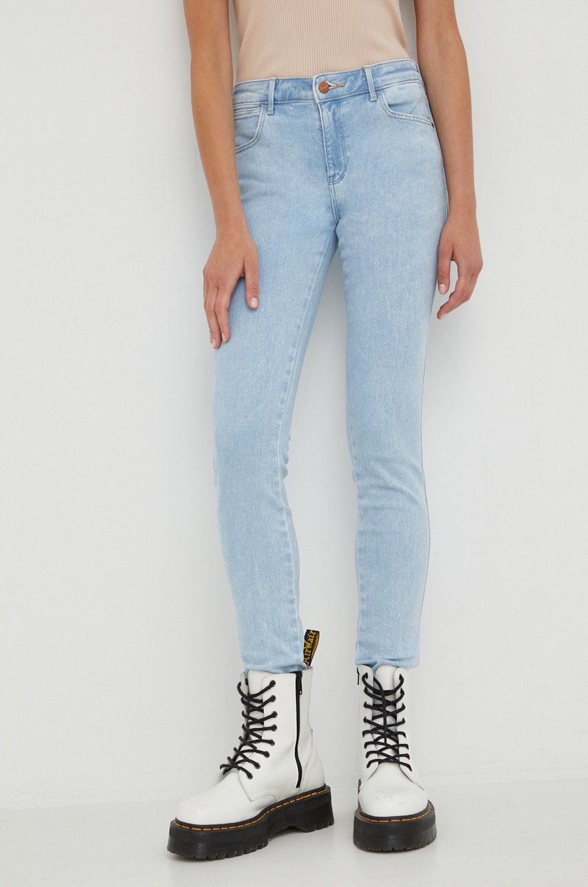Wrangler jeansi Skinny Let It Go femei , medium waist answear.ro