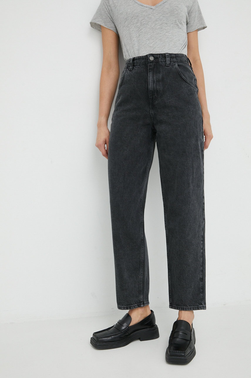 

Дънки American Vintage в с висока талия, Сив