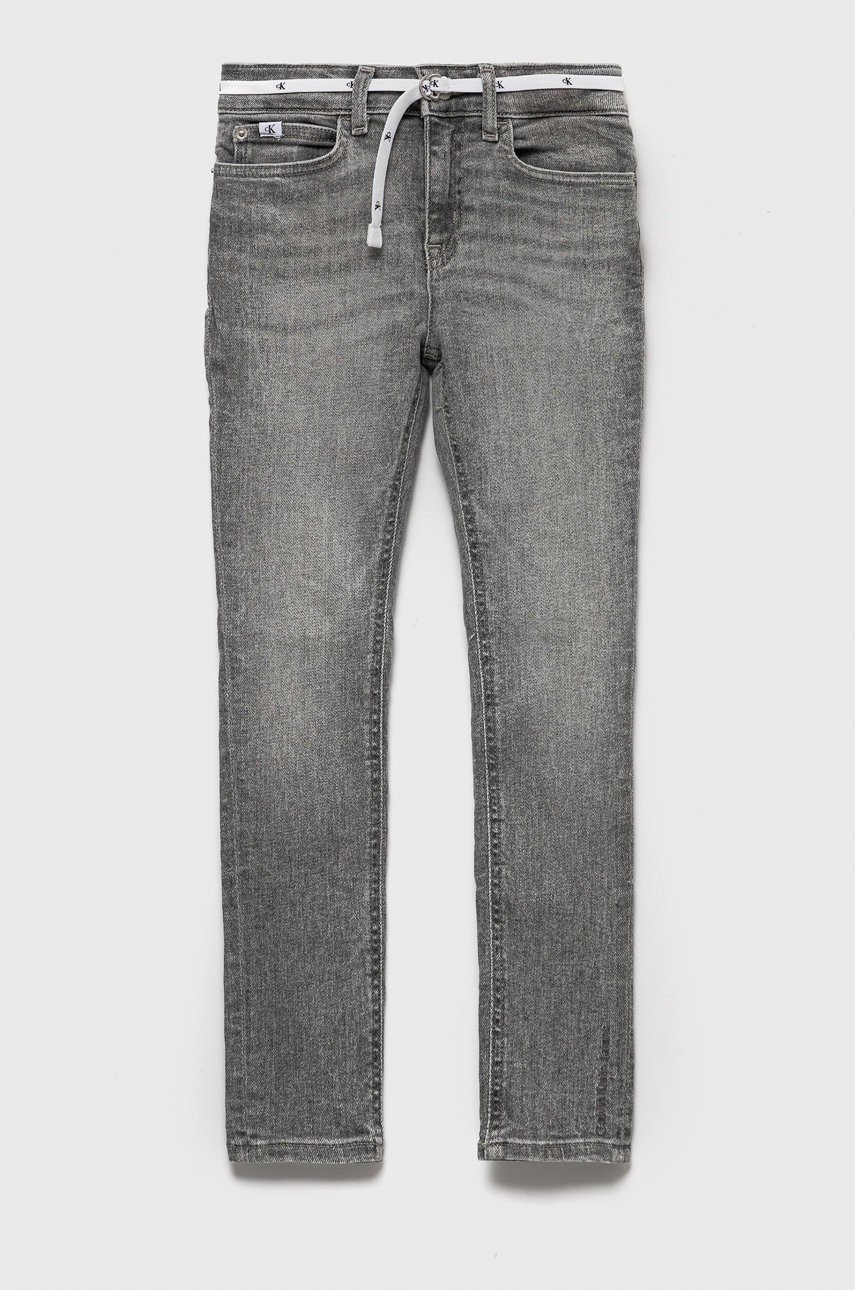 

Детски дънки Calvin Klein Jeans в, Сив