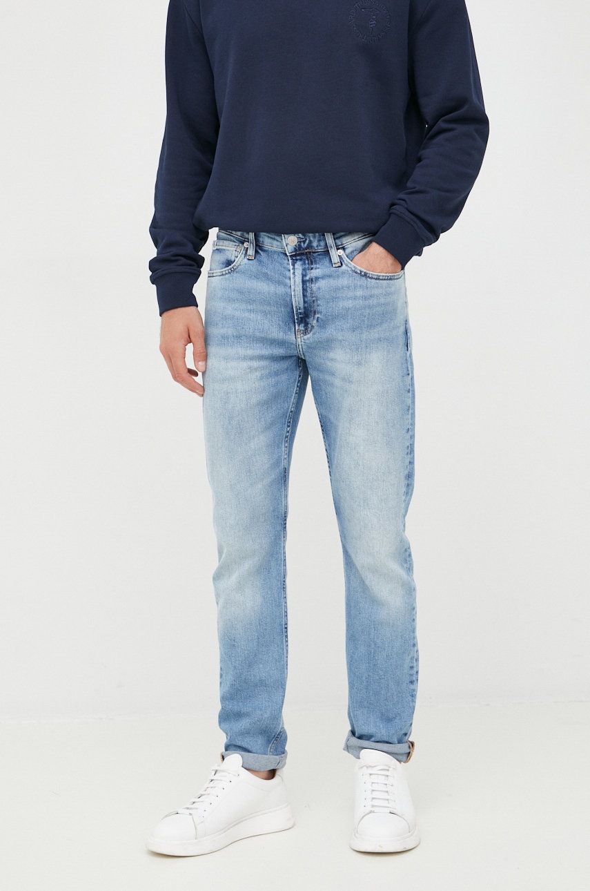 

Дънки Calvin Klein Jeans, Син
