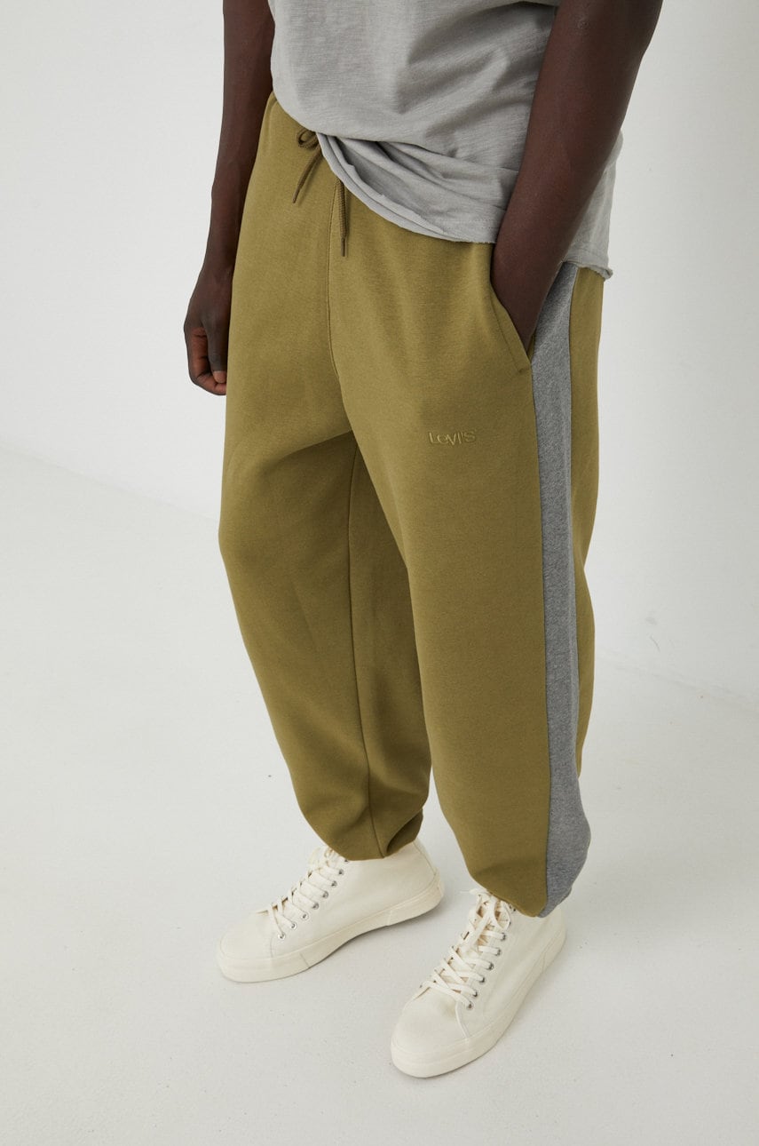 Levi's pantaloni de bumbac barbati, cu imprimeu