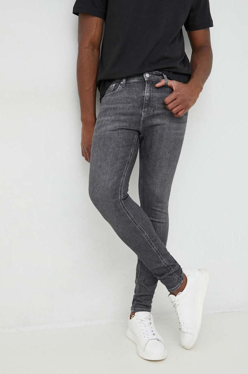 

Дънки Calvin Klein Jeans в, Сив