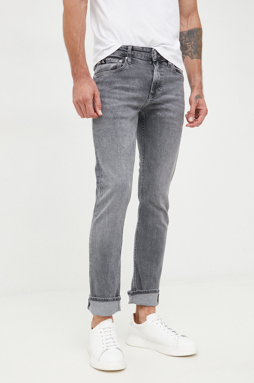 

Дънки Calvin Klein Jeans в, Сив