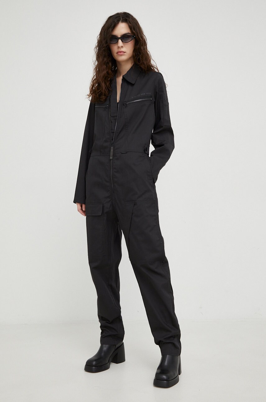 G-star raw salopeta culoarea negru,