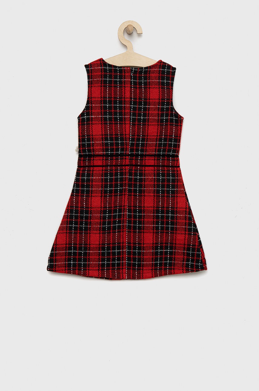 

Дитяча сукня Guess колір червоний mini розкльошена