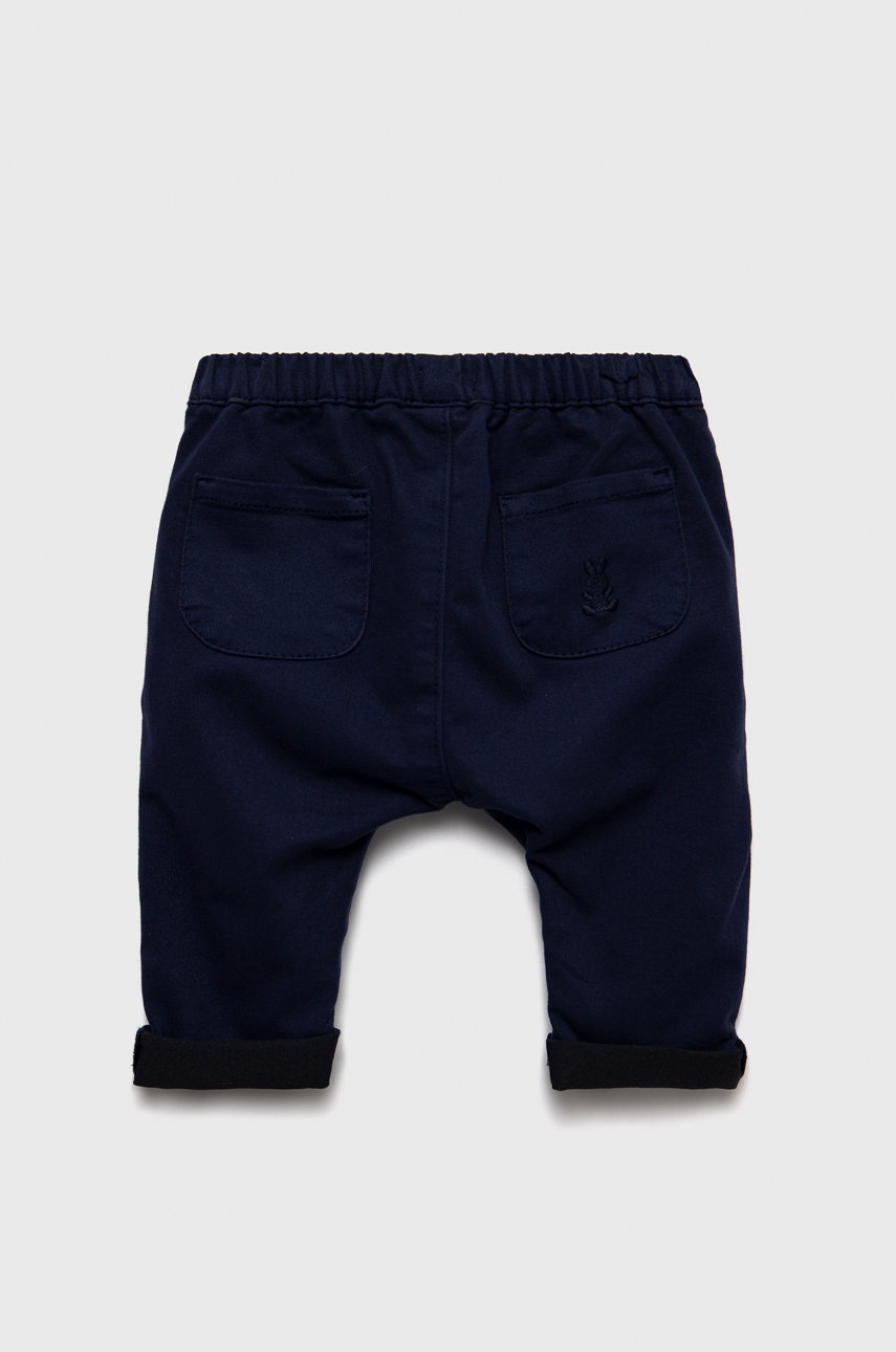

Дитячі штани United Colors of Benetton колір синій однотонні