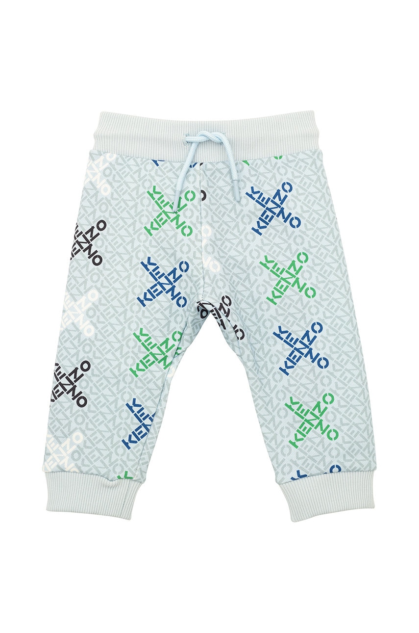 Kenzo kids pantaloni de trening din bumbac pentru copii modelator