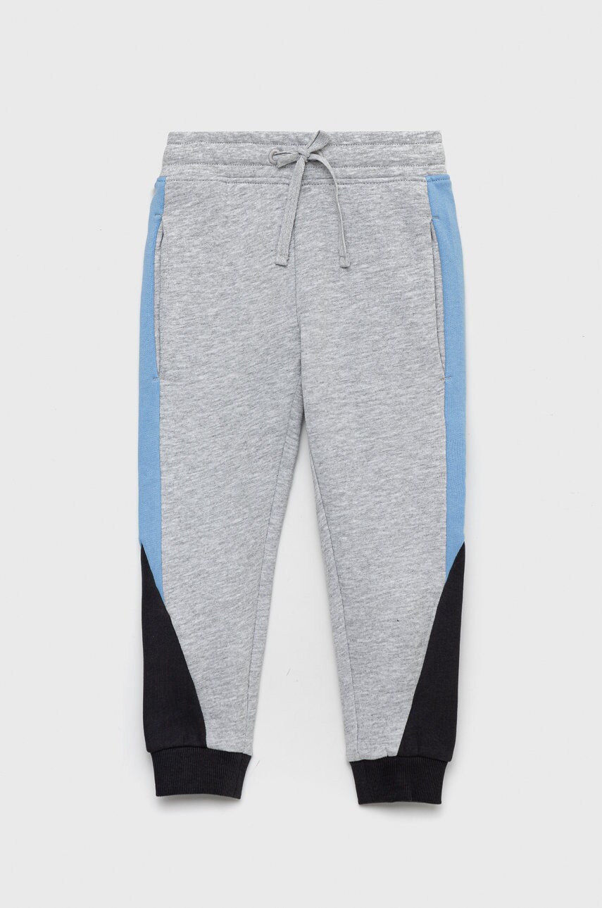 Tom Tailor pantaloni de trening pentru copii culoarea gri, melanj