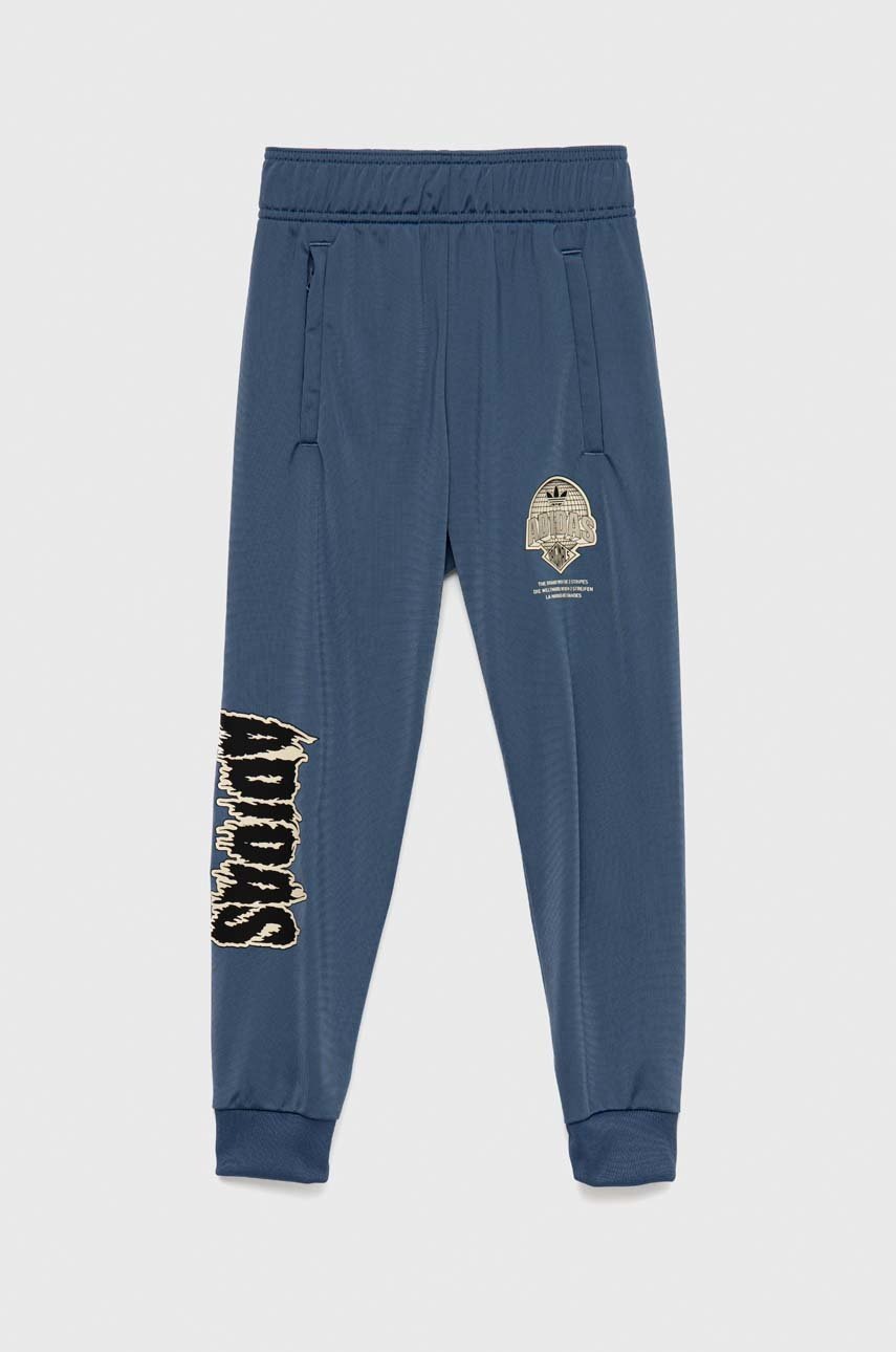 

Детски спортен панталон adidas Originals в синьо с принт, Син