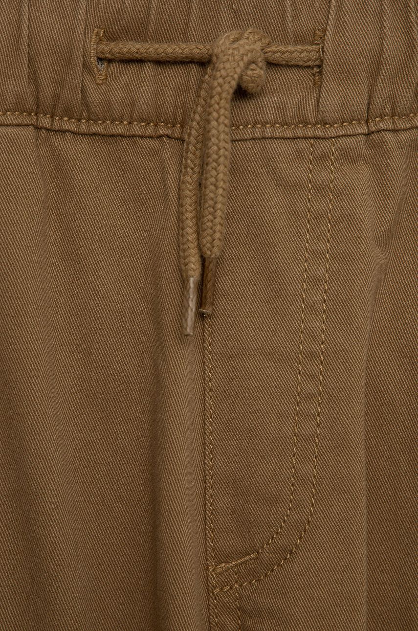 Abercrombie & Fitch Pantaloni Copii Culoarea Maro, Neted