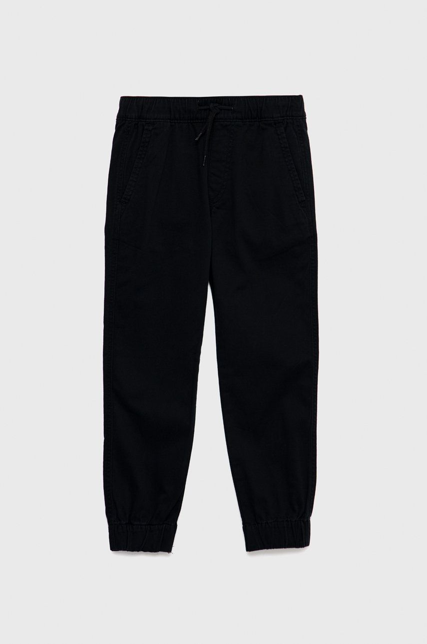 Abercrombie & Fitch Pantaloni Copii Culoarea Negru, Neted