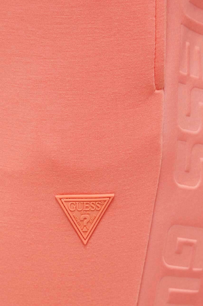 Παντελόνι φόρμας Guess ALLIE χρώμα: πορτοκαλί, V2YB18 K7UW2 φωτογραφία