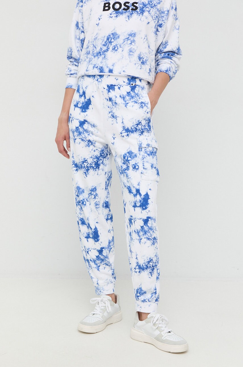 Boss pantaloni de trening din bumbac femei, modelator