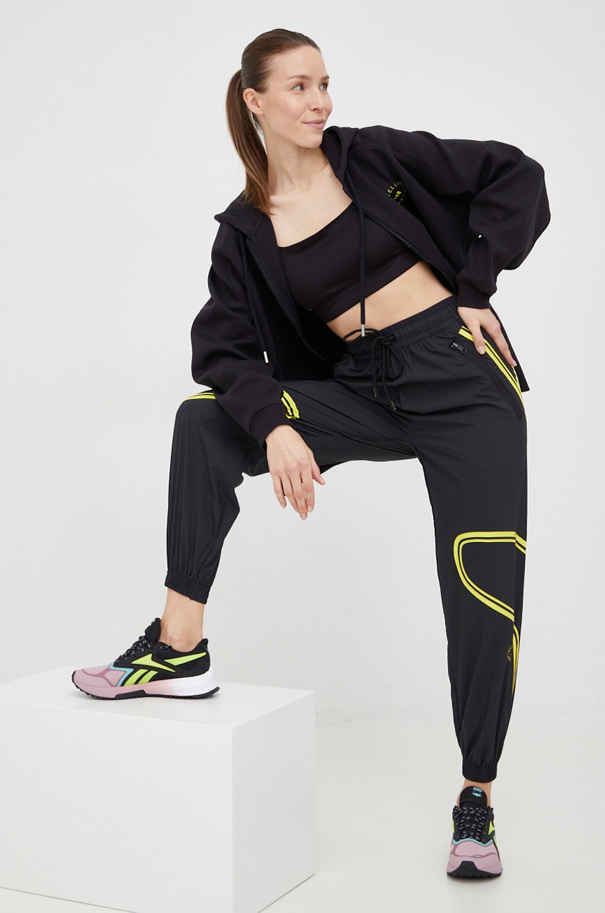 

Тренировочные брюки adidas by Stella McCartney truepace женские цвет чёрный с принтом
