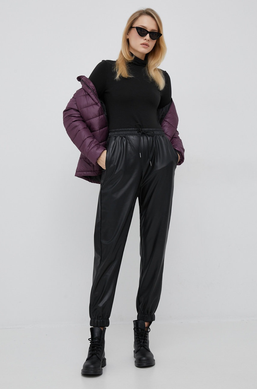 

Панталони Vero Moda в черно , с висока талия, Черен