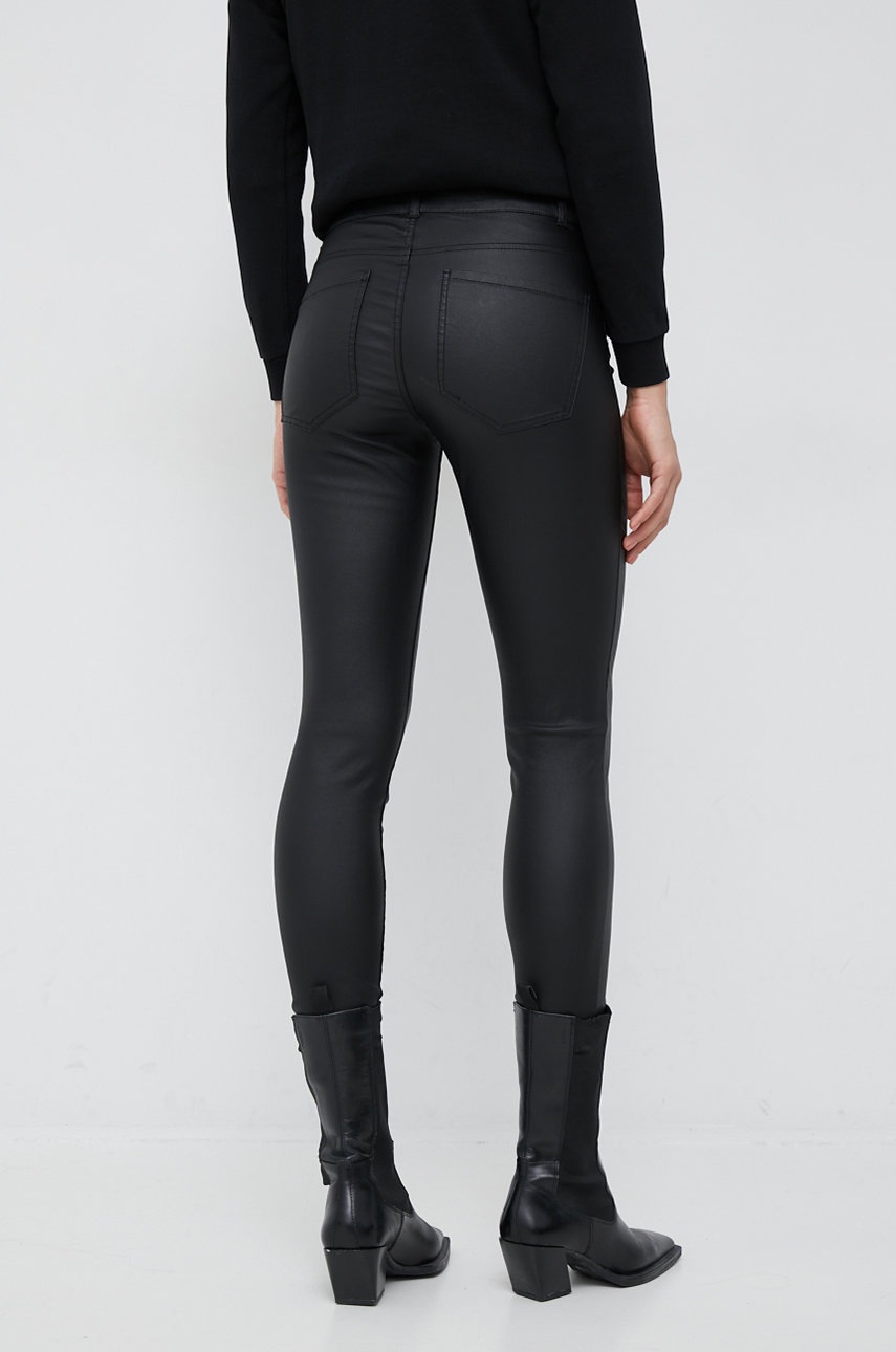 

Брюки Vero Moda женские цвет чёрный облегающее средняя посадка