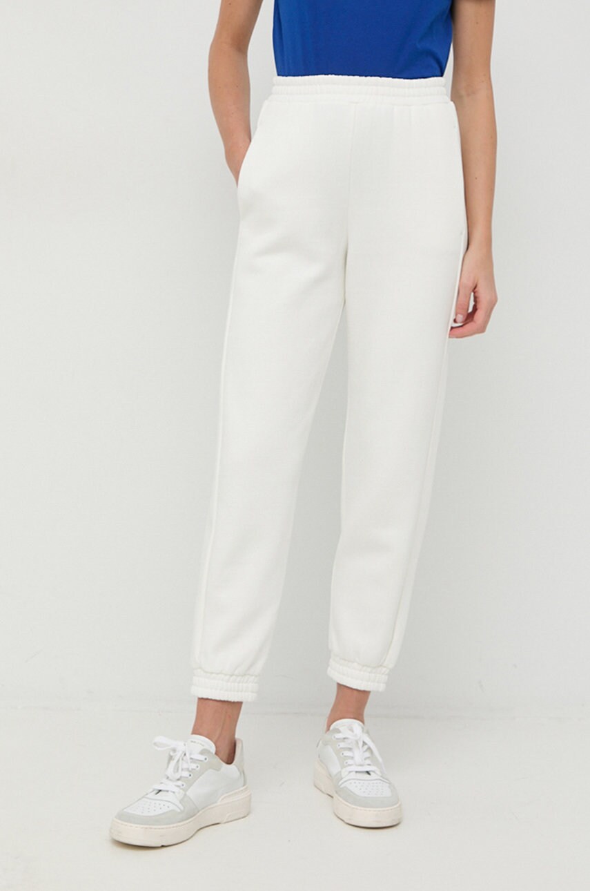 

Спортивные штаны Max Mara Leisure женские цвет бежевый однотонные