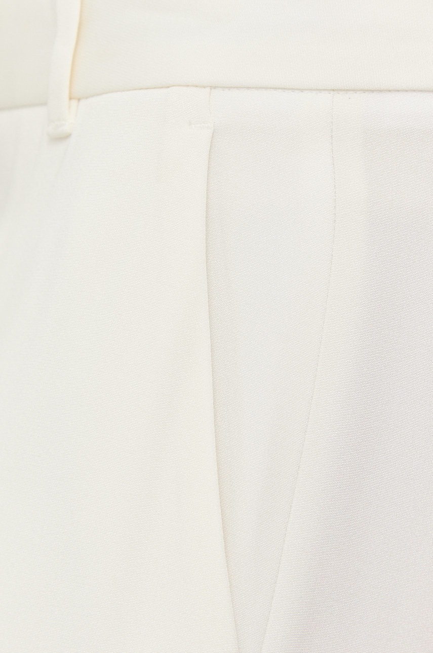 Παντελόνι Victoria Beckham χρώμα: άσπρο, φωτογραφία