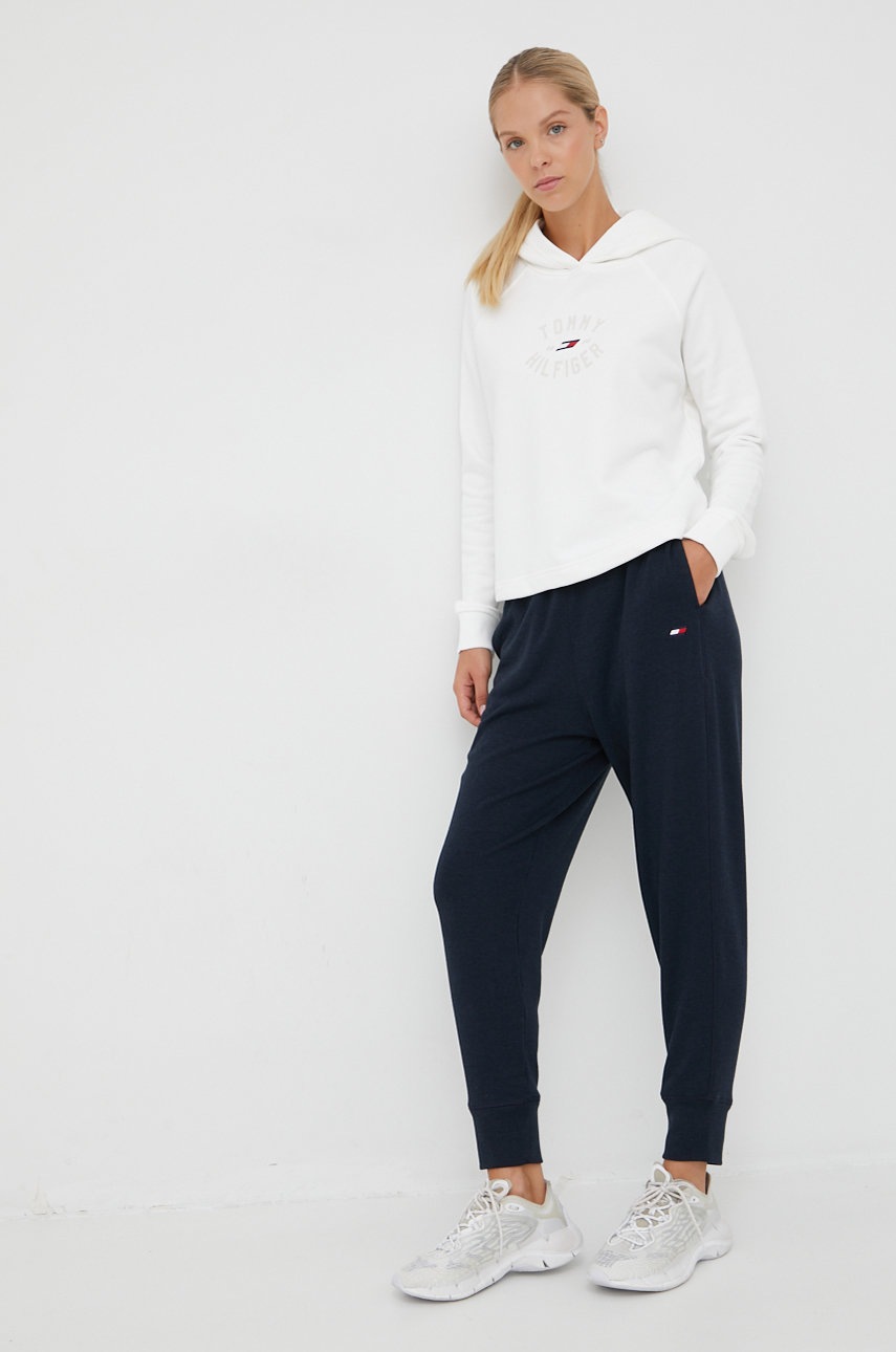 

Спортивні штани Tommy Hilfiger жіночі колір синій однотонні