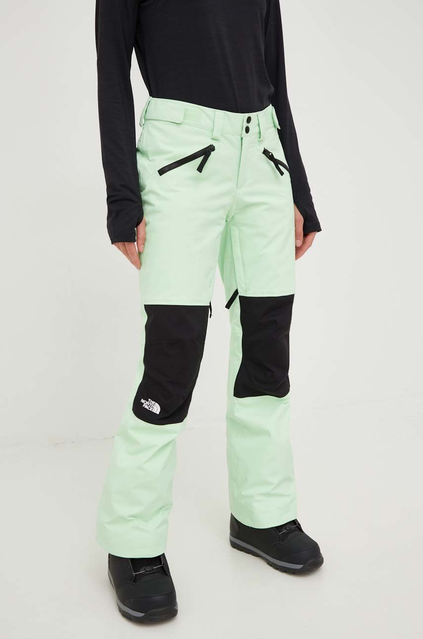 The North Face pantaloni Aboutaday culoarea verde Aboutaday imagine noua