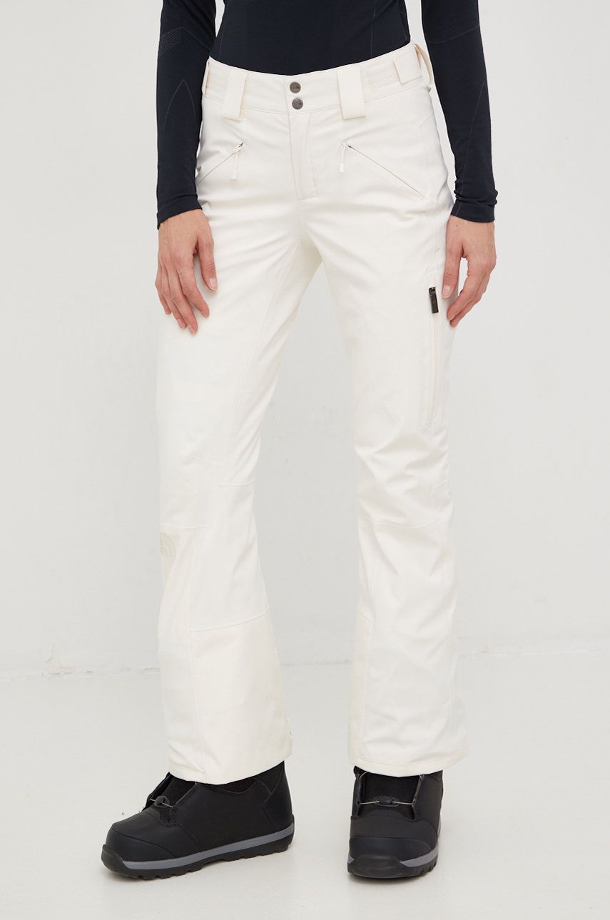 The North Face pantaloni Lenado culoarea alb alb imagine noua