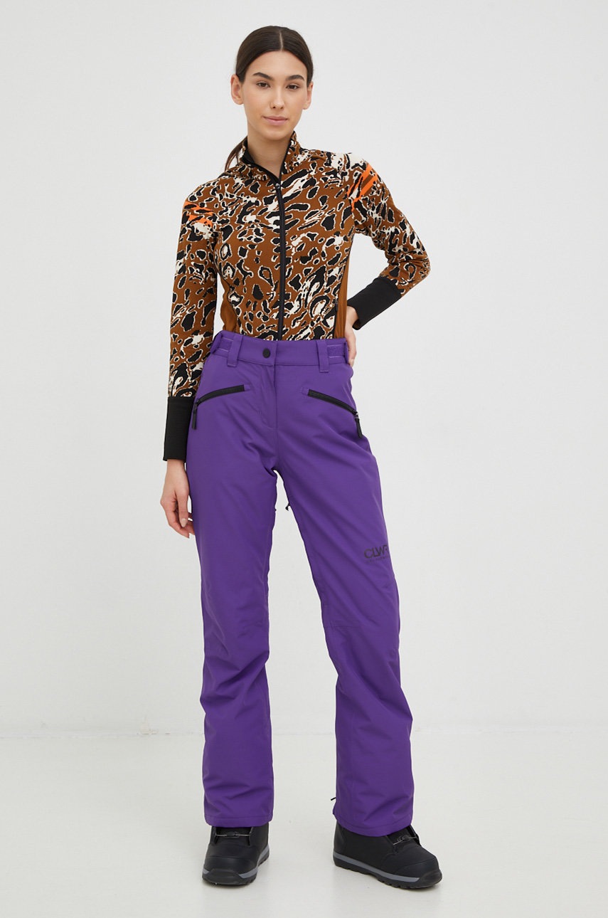 Colourwear Pantaloni Cork Culoarea Violet