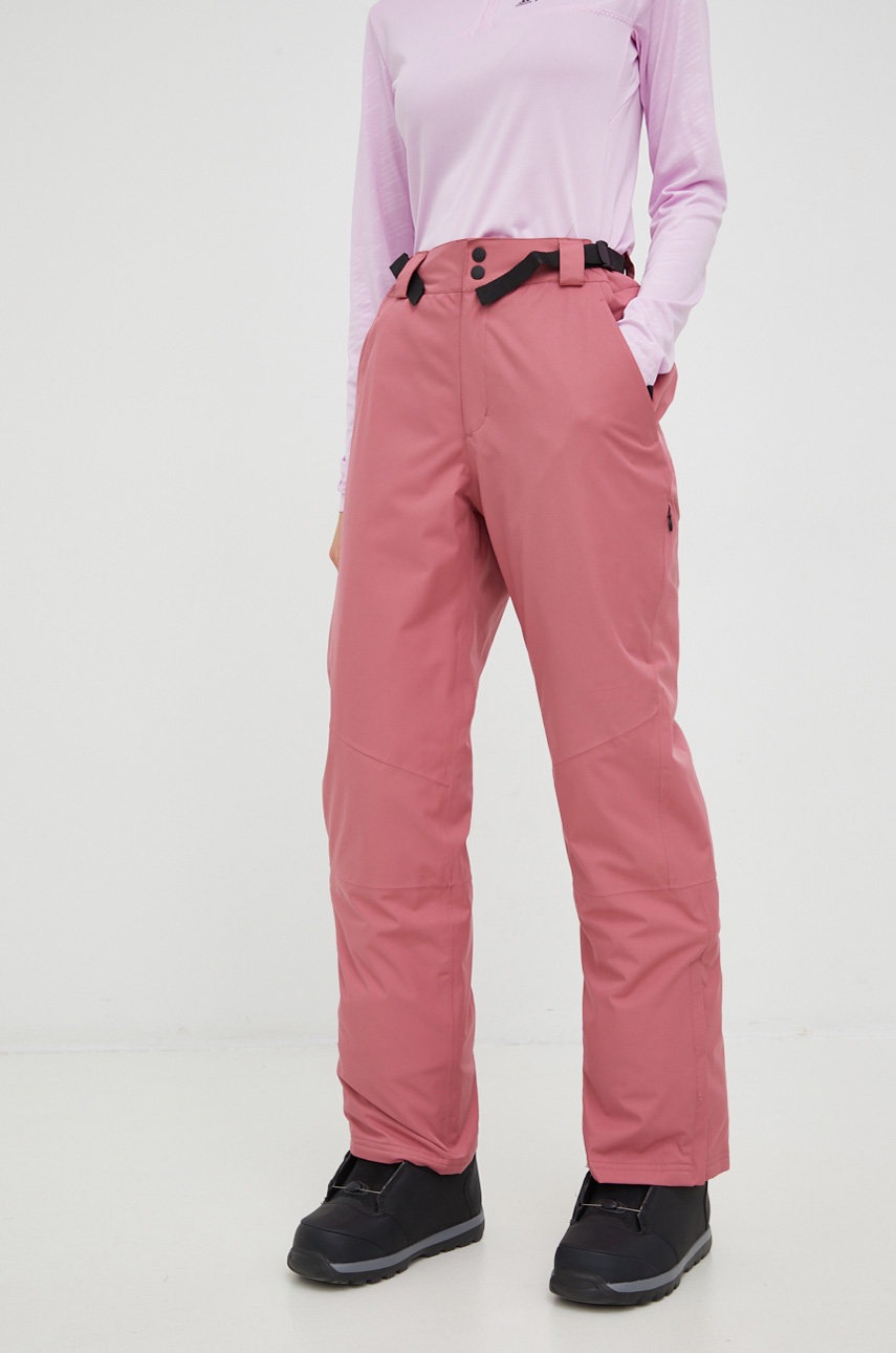 Outhorn pantaloni de schi culoarea roz