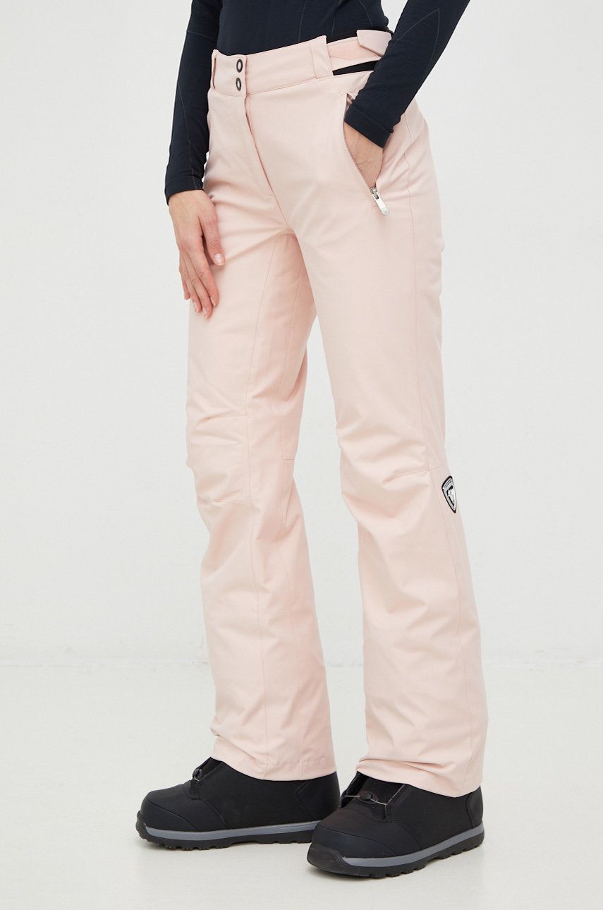 Lyžiarske nohavice Rossignol ružová farba