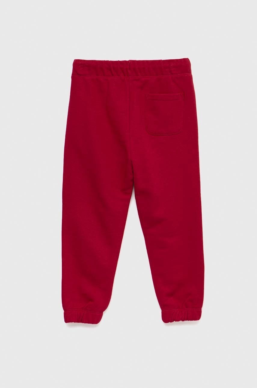 Детские спортивные штаны Calvin Klein Jeans цвет розовый однотонные