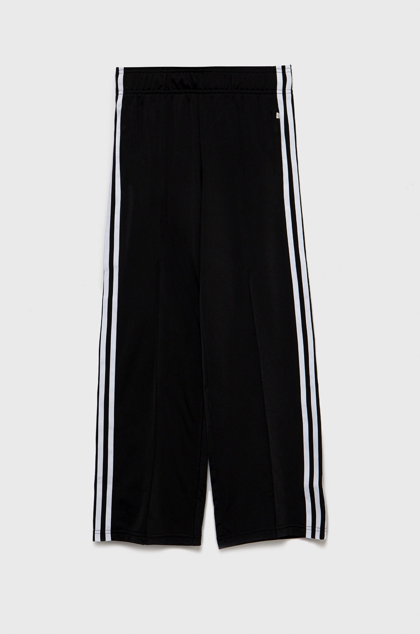 Детские спортивные штаны adidas Originals цвет чёрный с аппликацией