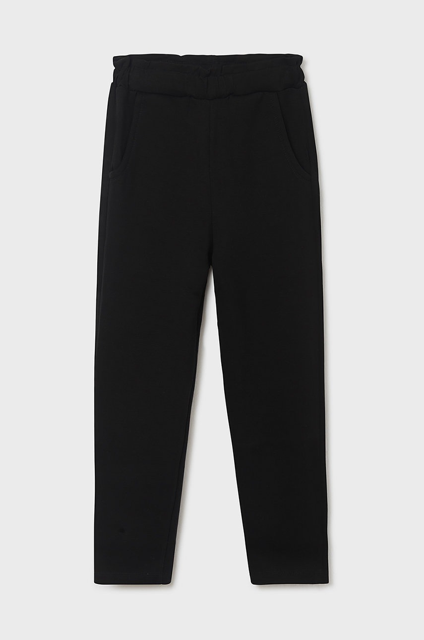 

Детски спортен панталон Mayoral в черно с изчистен дизайн, Черен