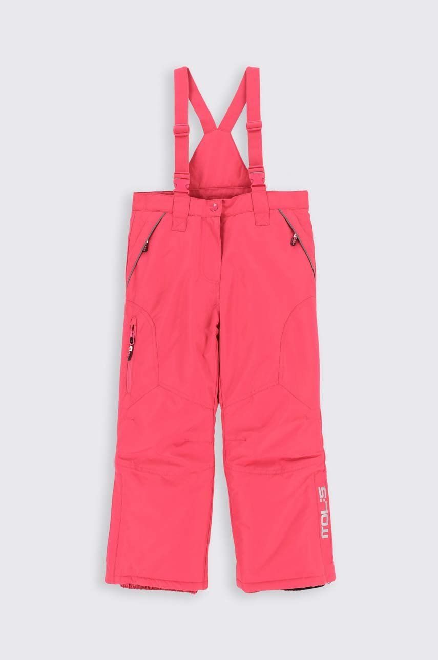 Coccodrillo spodnie narciarskie dziecięce kolor różowy