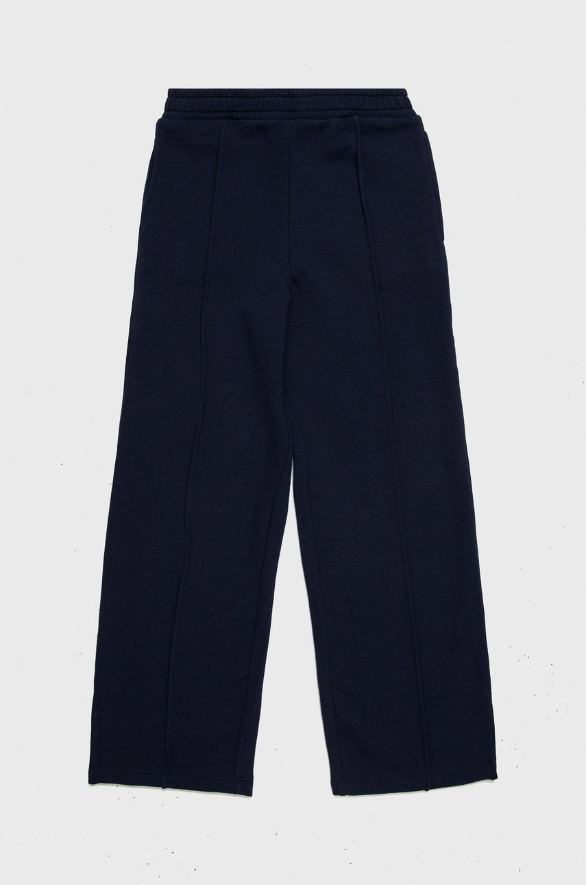 Tom Tailor pantaloni de trening pentru copii culoarea albastru marin, neted