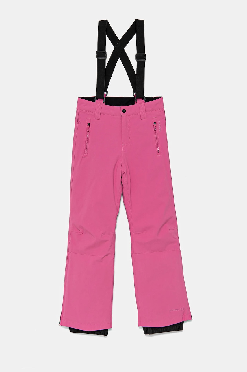 Protest pantaloni de schi pentru copii culoarea roz