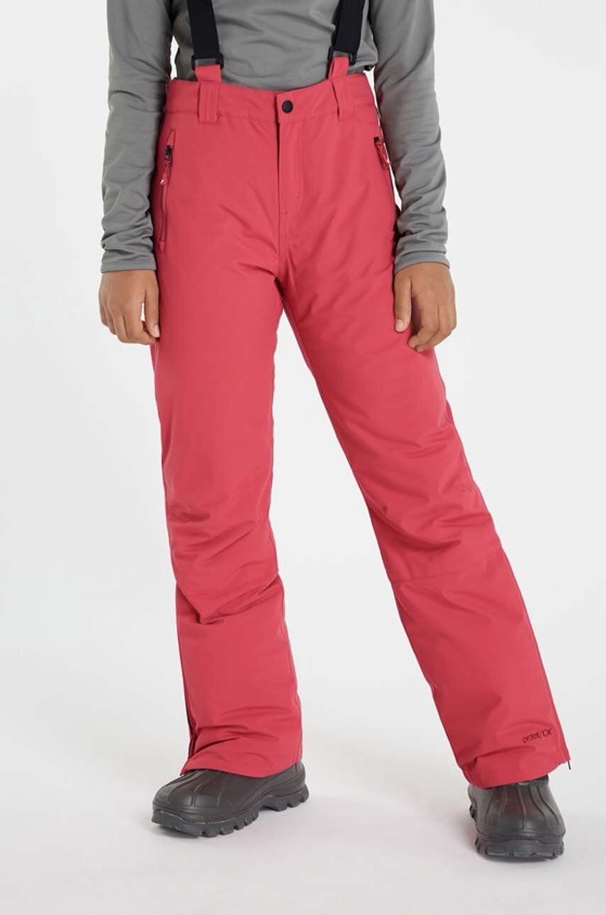 Dětské lyžařské kalhoty Protest růžová barva - růžová
