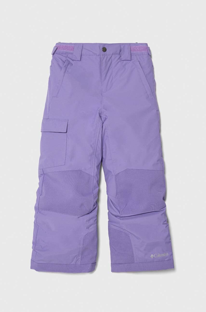 Columbia pantaloni de schi pentru copii culoarea violet