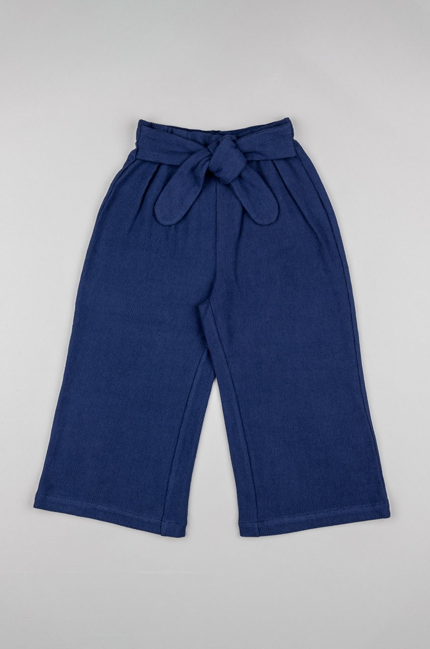 Zippy pantaloni de bumbac pentru copii neted