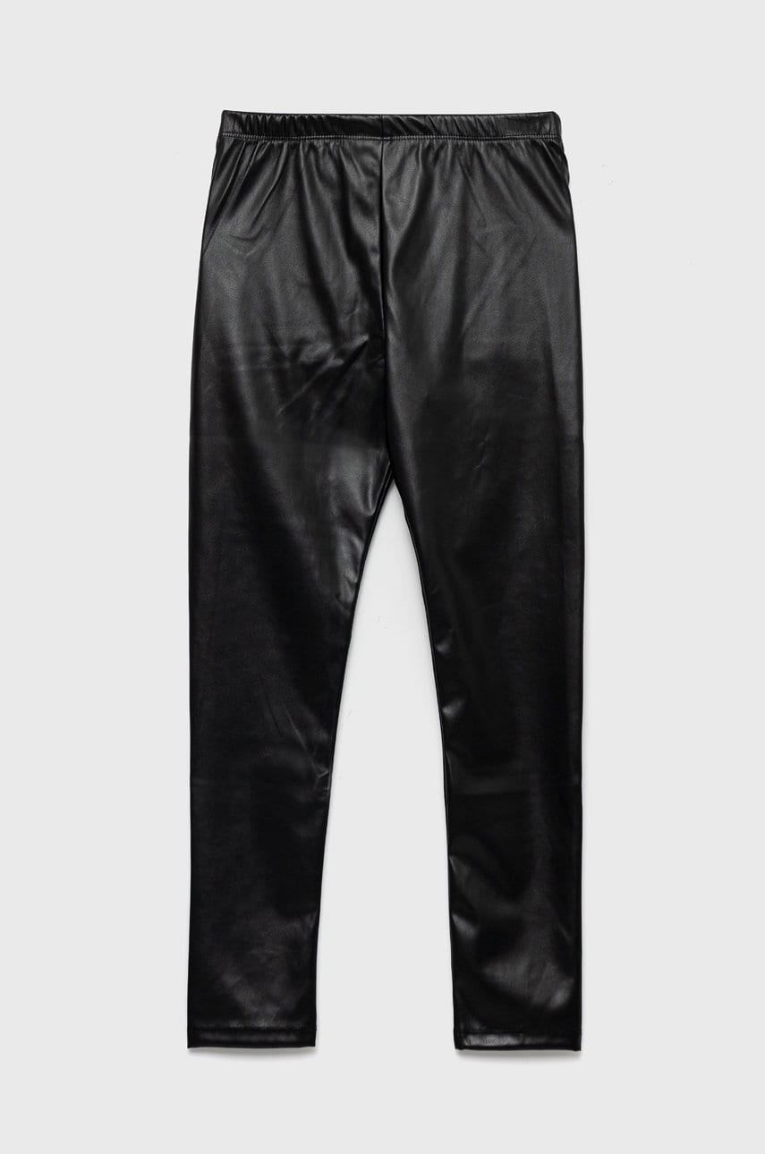 Birba&trybeyond leggins copii culoarea negru, neted
