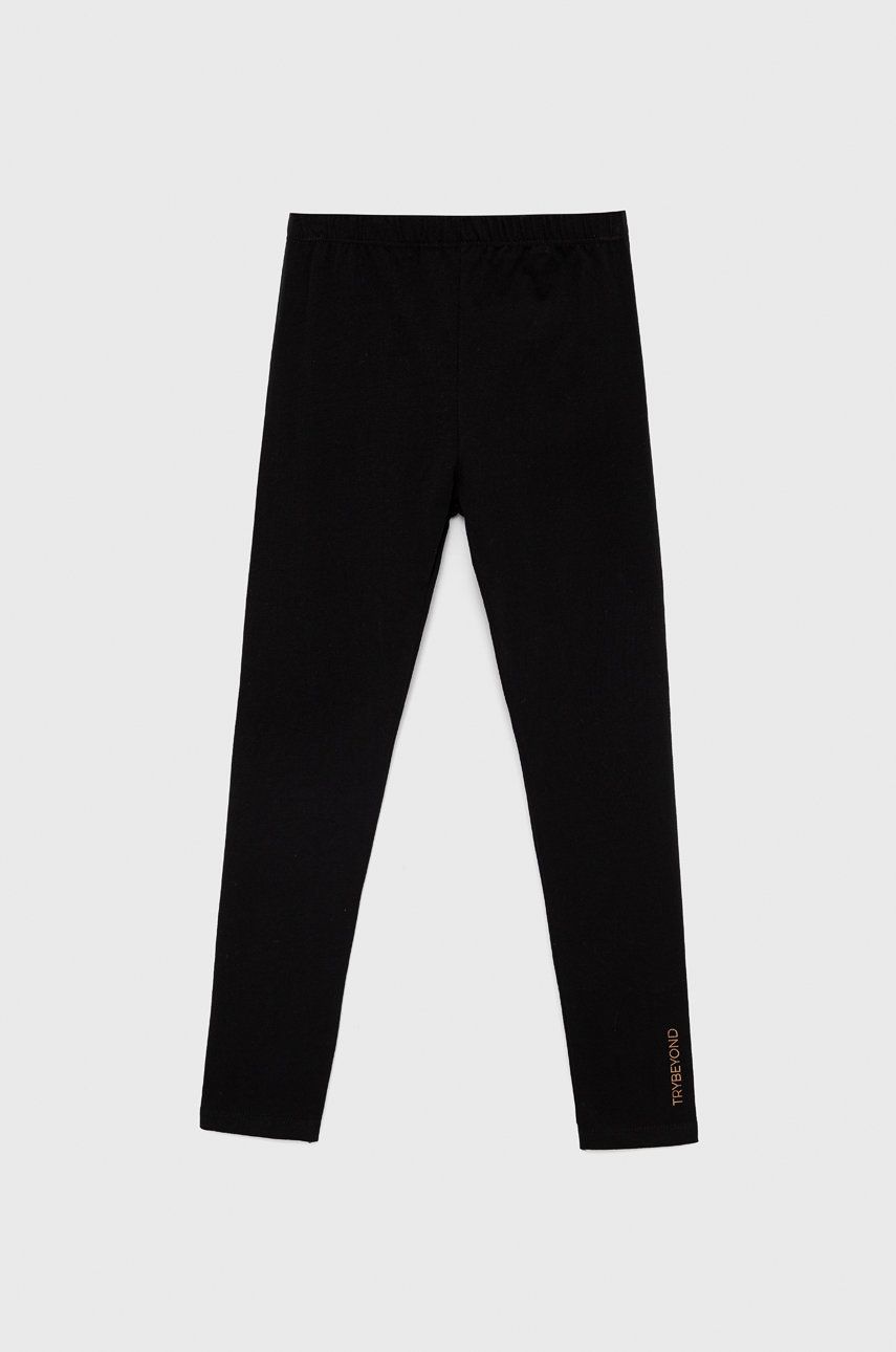 Birba&Trybeyond legginsy kolor czarny z nadrukiem