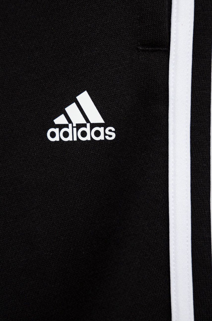 Otroški Spodnji Del Trenirke Adidas črna Barva