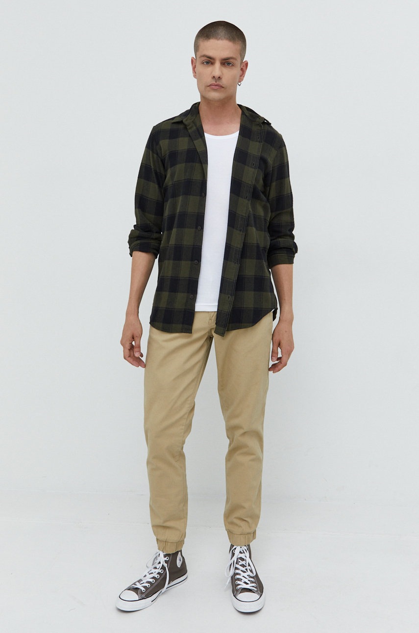 

Штани Only & Sons чоловічі колір бежевий фасон chinos