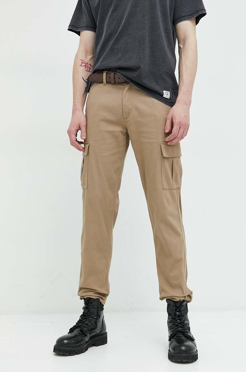 

Штани Jack & Jones чоловічі колір бежевий фасон cargo