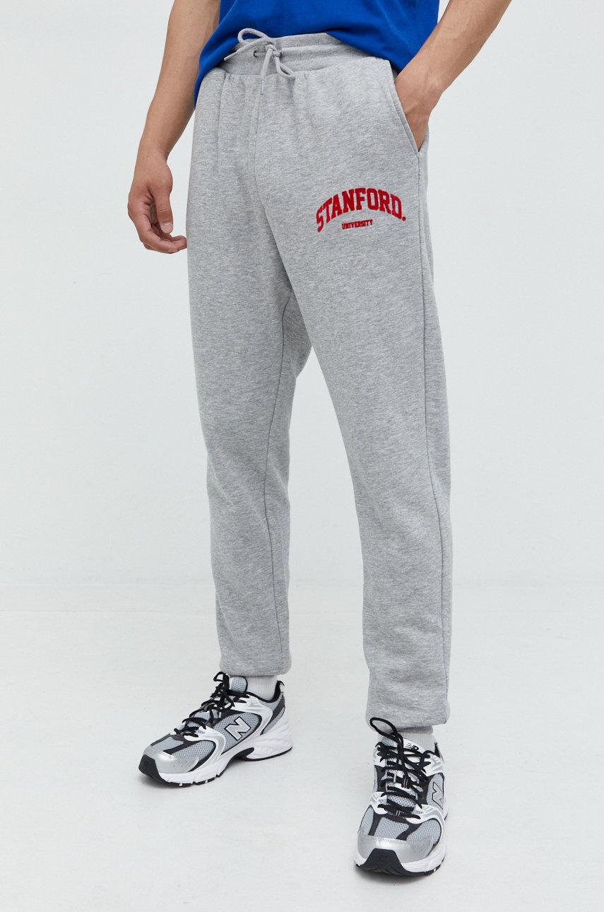 

Спортен панталон Only & Sons в сиво с апликация, Сив