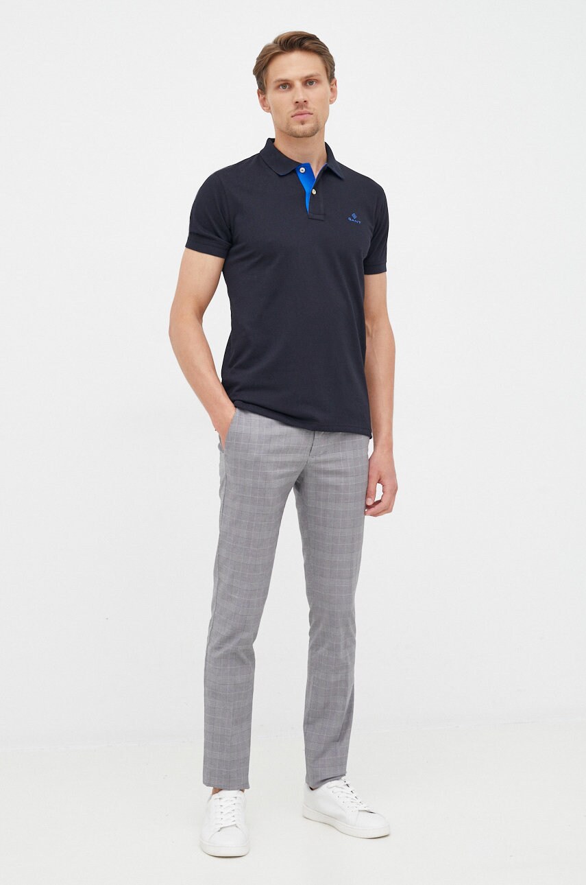 

Штани Tommy Hilfiger чоловічі колір сірий фасон chinos